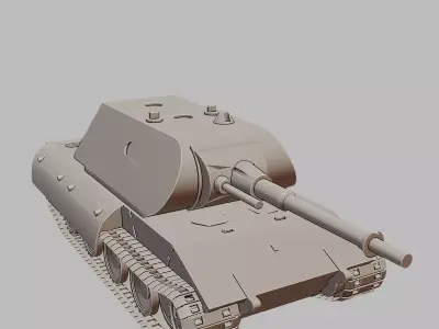 E 100 Super Heavy Tank 3D Printable Model 3D print model