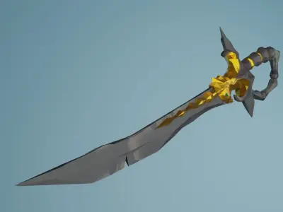 Ferryman Cutlass  Sea of Thieves Low-poly 3D model