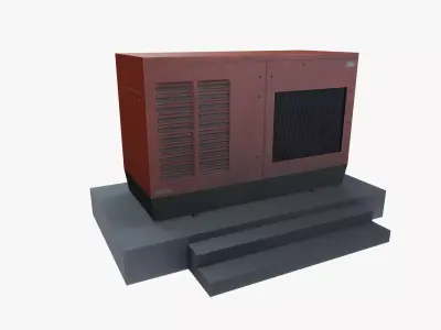 Generator Low-poly 3D model