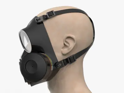 GasMask gas mask 3D model buy