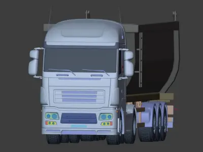 Generic  Tipping - Dump- Construction Truck 3D model