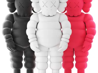 kaws chum collection 3D model