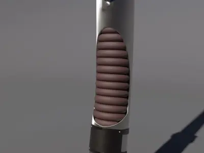 Lightsaber - Custom design Low-poly 3D model