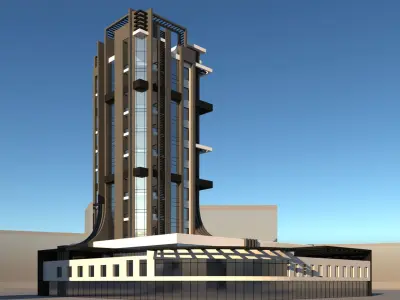 Residential Building 3D model