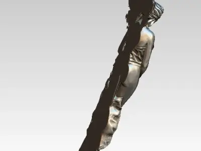 Girl Woman Venera statue pendant relife 3D print model