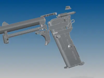 Mauser 1914 3D model