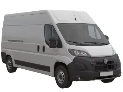 2024 Peugeot BOXER  L3H2 Detailed interior 3D model