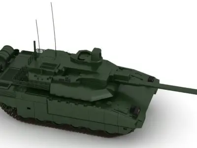 MBT Amx 56 leclerc 3D model