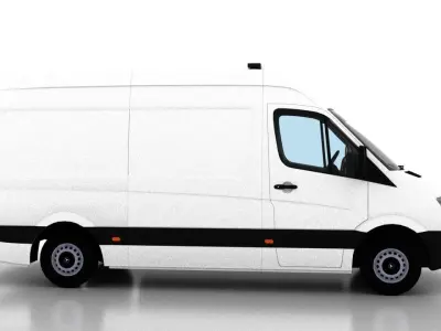 Mercedes Benz Sprinter L2H2 2009 Ambulance UK 3D model