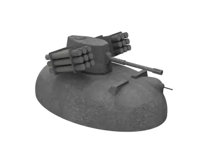 WWII German fictional hover tanks 3D print model