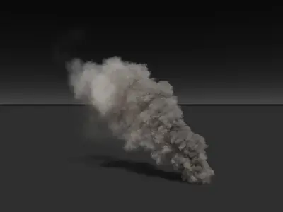 3D Smoke Low Price Series 3D model