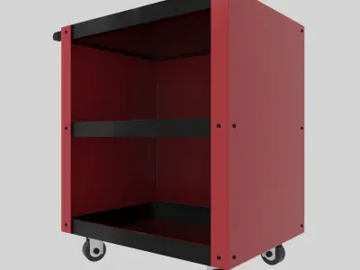 Workshop Service Trolley2 3D model