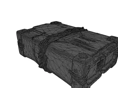 Weathered Industrial SciFi Powerbank 3D model