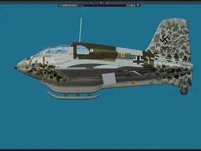 Me-163 Free 3D model