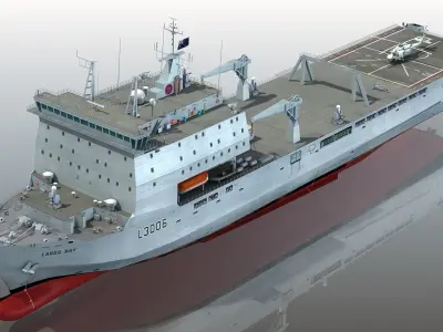 HMAS LARGS BAY L3006 3D model