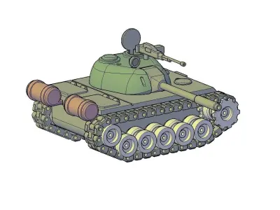 TANK T57 3D print model