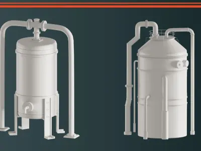 Industrial Tanks VOL-04 3D model