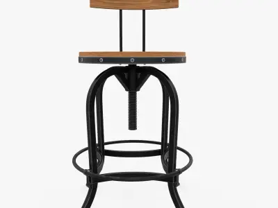 Bar Stool GDF 3D model