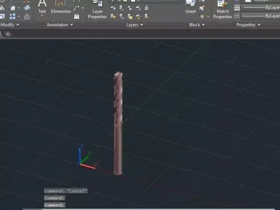 Drill Bit 3D model