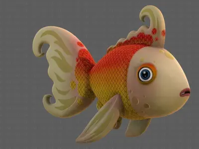 Fish V11 Low-poly 3D model