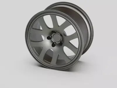 rims Auto tuning wheel tire break  3D model