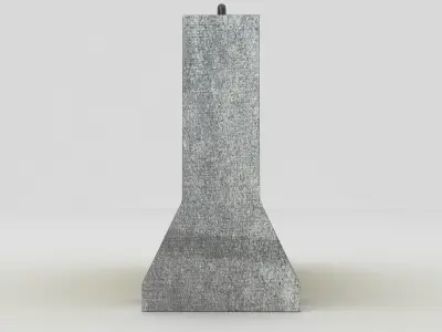 Concrete Barrier 3D model purchase