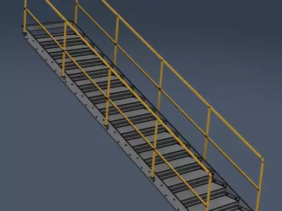 Access Structures Low-poly 3D model