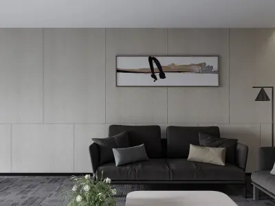  Office interior scene 58 3D model