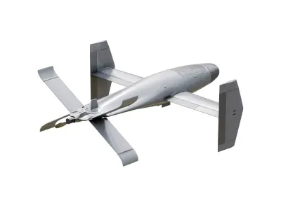 Merops Counter-Drone Low-poly 3D model