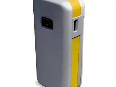 Retro Futuristic Gadget 3D Model Low-poly 3D model