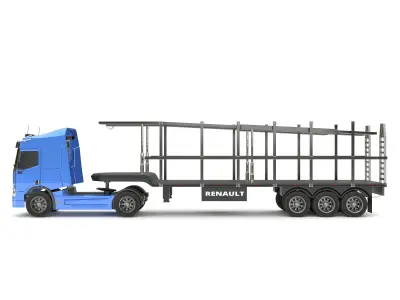 Renault truck 3D model from CGTrader