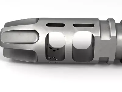 VG6 EPSILON 556 MUZZLE BRAKE Low-poly 3D model purchase