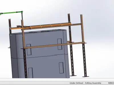 3d home building printer   3D model