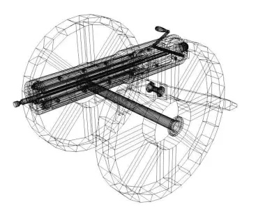 Gatling Gun Type 1 3D model