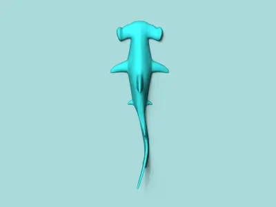 Hammerhead Shark - Wall Decor - Decoration 3D print model