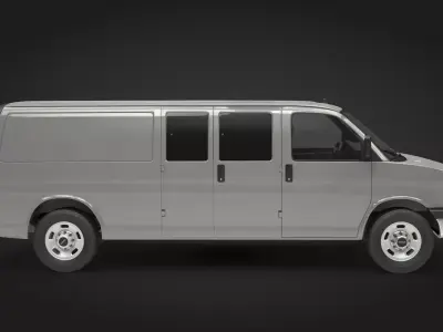 GMC Savana LWB 3D model