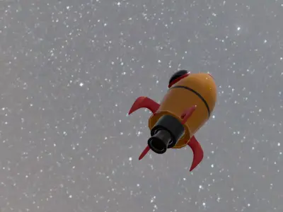 rocket Free 3D model purchase