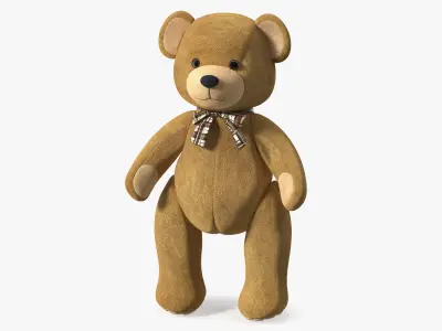 Teddy Bear Rigged for Cinema 4D 3D model