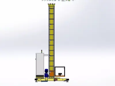 RGV for heavy-duty Smart warehouses 3D model