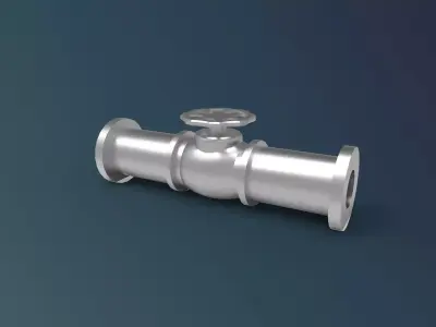 pipe valve 3D print model