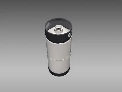 Keg Sixth Barrel  Low-poly 3D model