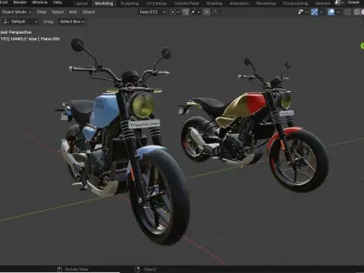 Royal Enfield Guerrilla 450 3D Model 3D model