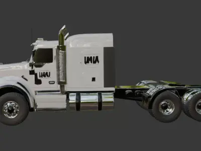 Heavy Duty Truck 3D Model 3D model