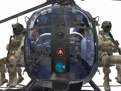 AH6 BOPE Low-poly 3D model