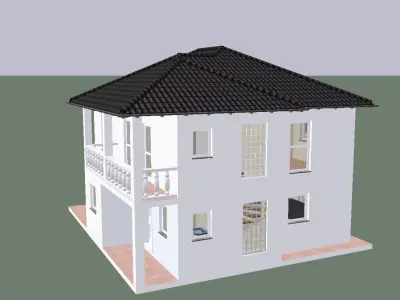 House 04 3D print model purchase