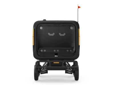 Delivery Robot in Outdoor by Segway E1 3D model