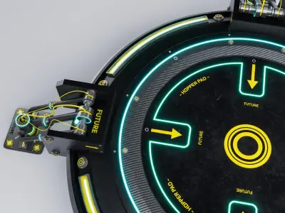 HopperPad Low-poly 3D model