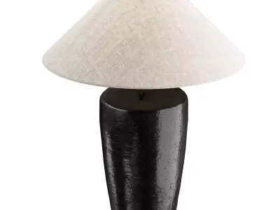 Zara Home Ceramic Table Lamp 3D model