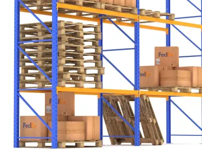Fedex Warehouse Rack 3D model