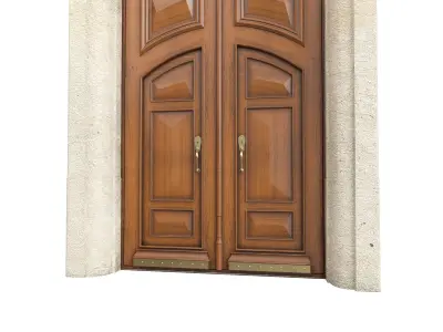Entrance classic door 120 3D model